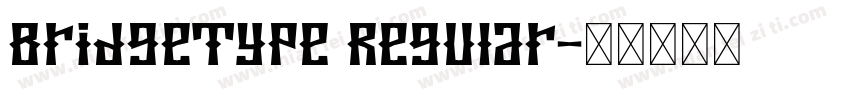 BridgeType Regular字体转换